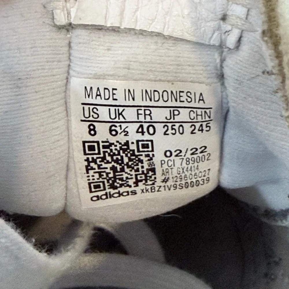 🔥 Adidas Women’s Originals Court Platform White Blue Sneakers Size 8 EUC🔥